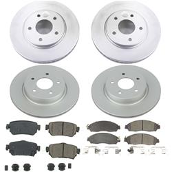 PowerStop Z17 Evolution Plus GEOMET Coated Brake Kits for 2018-2025 LEAF - CRK8274