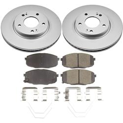 PowerStop Z17 Evolution Plus GEOMET Coated Brake Kits for 2018-2023 KONA, 2021-2023 SELTOS - CRK8279