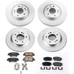 PowerStop Z17 Evolution Plus GEOMET Coated Brake Kits for 2018-2020 ELANTRA GT, 2022-2023 FORTE - CRK8284