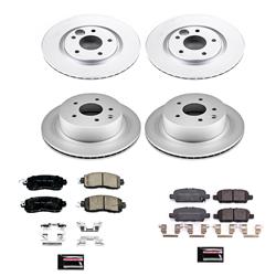 PowerStop Z17 Evolution Plus GEOMET Coated Brake Kits for 2014-2017 LEAF - CRK8288