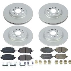 PowerStop Z17 Evolution Plus GEOMET Coated Brake Kits for 2017-2021 CLARITY - CRK8294