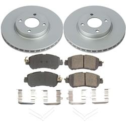 PowerStop Z17 Evolution Plus GEOMET Coated Brake Kits for 2018-2024 KICKS, 2020-2024 VERSA - CRK8326