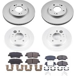 PowerStop Z17 Evolution Plus GEOMET Coated Brake Kits for 2019 ELANTRA - CRK8344