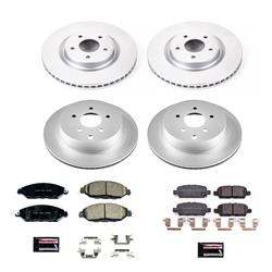 PowerStop Z17 Evolution Plus GEOMET Coated Brake Kits for 2019-2020 QX60 - CRK8347