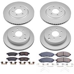 PowerStop Z17 Evolution Plus GEOMET Coated Brake Kits for 2016-2024 FRONTIER - CRK8358
