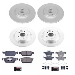 PowerStop Z23 Evolution Sport GEOMET Coated Brake Kits for 2017-2019 MKC - CRK8390