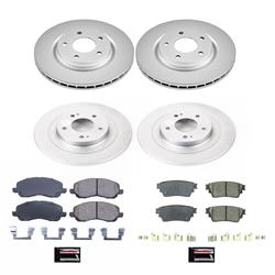 PowerStop Z17 Evolution Plus GEOMET Coated Brake Kits for 2017-2020 OUTLANDER - CRK8397