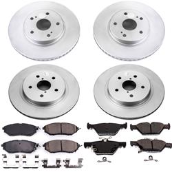 PowerStop Z17 Evolution Plus GEOMET Coated Brake Kits for 2015 LEGACY - CRK8405