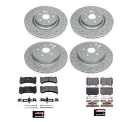 PowerStop Z17 Evolution Plus GEOMET Coated Brake Kits CRK8522