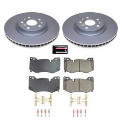 PowerStop Z17 Evolution Plus GEOMET Coated Brake Kits for 2020-2024 CORVETTE - CRK8529
