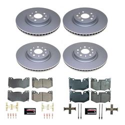 PowerStop Z17 Evolution Plus GEOMET Coated Brake Kits for 2020-2024 CORVETTE - CRK8530