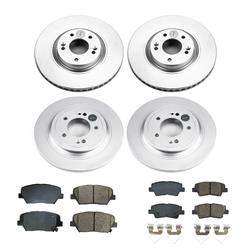 PowerStop Z17 Evolution Plus GEOMET Coated Brake Kits for 2019-2024 NEXO - CRK8612