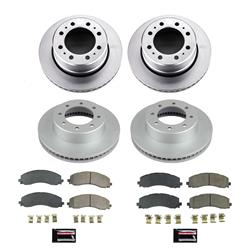 PowerStop Z17 Evolution Plus GEOMET Coated Brake Kits for 2019-2024 3500 - CRK8639