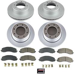 PowerStop Z23 Evolution Sport GEOMET Coated Brake Kits for 2019-2024 2500 - CRK8640