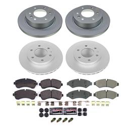 PowerStop Z23 Evolution Sport GEOMET Coated Brake Kits CRK8660