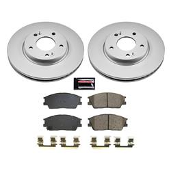 PowerStop Z17 Evolution Plus GEOMET Coated Brake Kits for 2020-2024 SOUL, VENUE - CRK8663