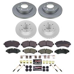 PowerStop Z17 Evolution Plus GEOMET Coated Brake Kits for 2020-2025 POLICE INTERCEPTOR UTILITY, EXPLORER, 2020-2023 AVIATOR - CRK8673
