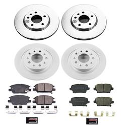 PowerStop Z17 Evolution Plus GEOMET Coated Brake Kits for 2019-2020 REGAL SPORTBACK - CRK8689