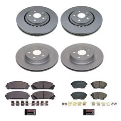 PowerStop Z17 Evolution Plus GEOMET Coated Brake Kits for 2021-2024 RAV4 PRIME, SIENNA - CRK8736