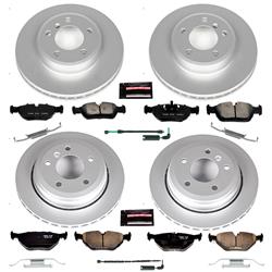 PowerStop Z23 Evolution Sport GEOMET Coated Brake Kits for 2001-2005 325XI - CRK874