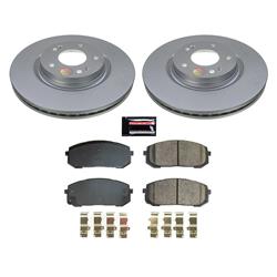 PowerStop Z17 Evolution Plus GEOMET Coated Brake Kits for 2021-2024 ELANTRA, K5, 2020-2024 SONATA - CRK8752