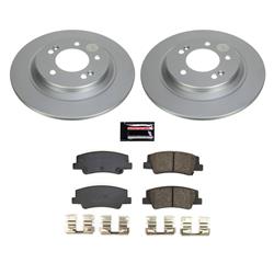 PowerStop Z17 Evolution Plus GEOMET Coated Brake Kits for 2021-2024 K5, 2020-2024 SONATA - CRK8772