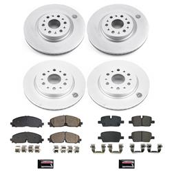 PowerStop Z17 Evolution Plus GEOMET Coated Brake Kits for 2021-2022 XT5, XT6 - CRK8796