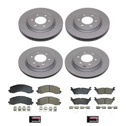 PowerStop Z17 Evolution Plus GEOMET Coated Brake Kits for 2022-2024 EXPEDITION, NAVIGATOR, 2021-2024 F-150 - CRK8803