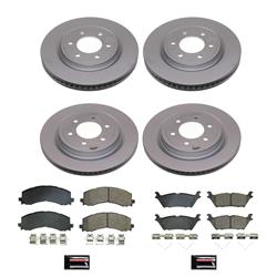 PowerStop Z17 Evolution Plus GEOMET Coated Brake Kits for 2021-2024 F-150 - CRK8804