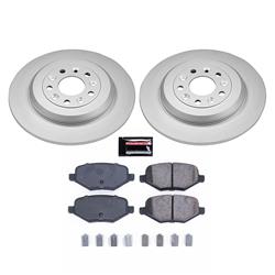 PowerStop Z17 Evolution Plus GEOMET Coated Brake Kits for 2013-2014 EDGE, 2010-2019 MKT, 2013-2015 MKX - CRK8846
