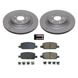 PowerStop Z17 Evolution Plus GEOMET Coated Brake Kits for 2017-2021 3, 2020-2024 Y - CRK8874