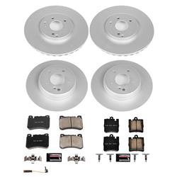 PowerStop Z23 Evolution Sport GEOMET Coated Brake Kits for 2006-2008 SLK280, 2009-2011 SLK300, 2006-2009 SLK350 - CRK8887