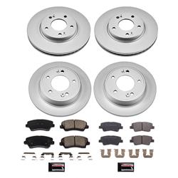 PowerStop Z17 Evolution Plus GEOMET Coated Brake Kits for 2016 VELOSTER - CRK8889