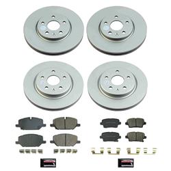 PowerStop Z17 Evolution Plus GEOMET Coated Brake Kits for 2021-2024 ENVISION, 2020-2022 XT4 - CRK8898