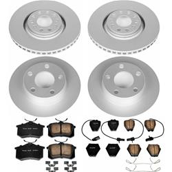PowerStop Z23 Evolution Sport GEOMET Coated Brake Kits for 2000-2001 A6 QUATTRO - CRK890