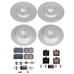 PowerStop Z23 Evolution Sport GEOMET Coated Brake Kits for 2005-2006 SLK350 - CRK8913