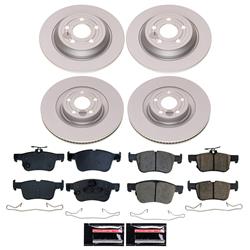 PowerStop Z17 Evolution Plus GEOMET Coated Brake Kits for 2023 BRONCO SPORT, 2022-2024 MAVERICK - CRK8940