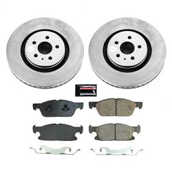 PowerStop Z17 Evolution Plus GEOMET Coated Brake Kits for 2017-2020 CONTINENTAL, MKZ, 2017-2019 FUSION - CRK8960