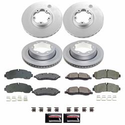 PowerStop Z17 Evolution Plus GEOMET Coated Brake Kits for 2020-2024 TRANSIT-350 HD - CRK8982