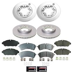 PowerStop Z17 Evolution Plus GEOMET Coated Brake Kits for 2020-2024 TRANSIT-350 HD - CRK8983