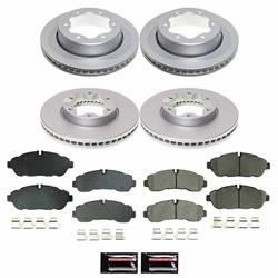 PowerStop Z17 Evolution Plus GEOMET Coated Brake Kits for 2020-2024 TRANSIT-350 HD - CRK8984
