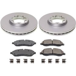 PowerStop Z17 Evolution Plus GEOMET Coated Brake Kits for 2020-2021 TRANSIT-150, TRANSIT-250, TRANSIT-350 - CRK8988
