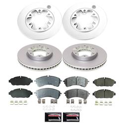 PowerStop Z17 Evolution Plus GEOMET Coated Brake Kits for 2020 TRANSIT-150, TRANSIT-250, TRANSIT-350 - CRK9001
