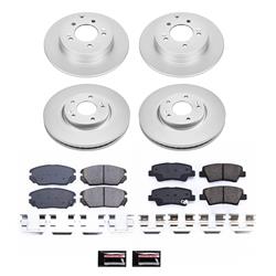 PowerStop Z17 Evolution Plus GEOMET Coated Brake Kits for 2009-2010 SONATA - CRK9061