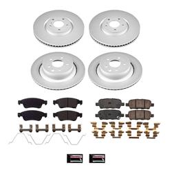 PowerStop Z17 Evolution Plus GEOMET Coated Brake Kits for 2014-2015 Q60 - CRK9063
