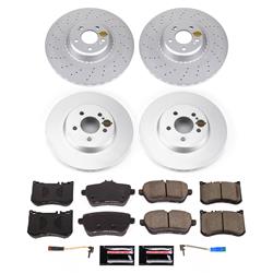 PowerStop Z23 Evolution Sport GEOMET Coated Brake Kits for 2018-2020 S450, 2018-2021 S560 - CRK9160