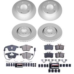 PowerStop Z23 Evolution Sport GEOMET Coated Brake Kits for 2002-2004 A6 - CRK9175