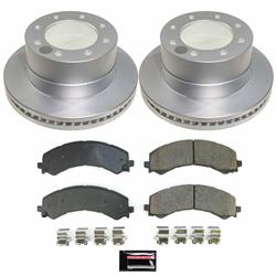 PowerStop Z17 Evolution Plus GEOMET Coated Brake Kits for 2021-2023 EXPRESS 3500, SAVANA 3500 - CRK9183