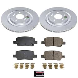 PowerStop Z17 Evolution Plus GEOMET Coated Brake Kits for 2021-2023 SANTA FE, SORENTO - CRK9187