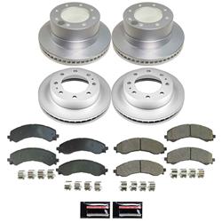 PowerStop Z17 Evolution Plus GEOMET Coated Brake Kits for 2021-2023 EXPRESS 3500, SAVANA 3500 - CRK9190